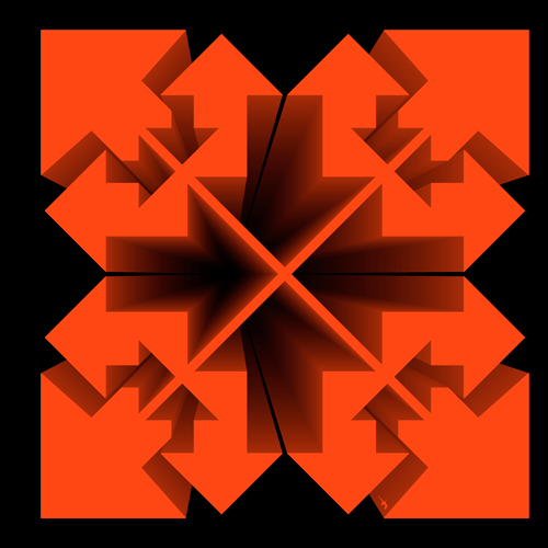 Lakshmi Mohanbabu Lenticular Secondary Orange 